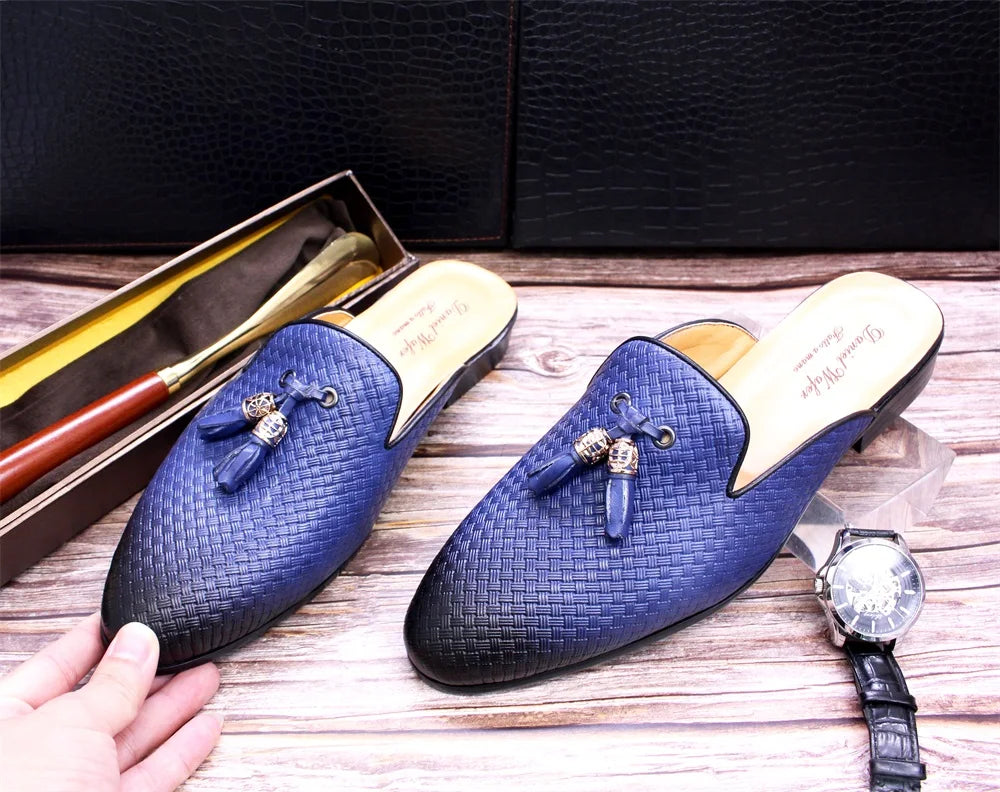 Men’s Designer Leather Mules
