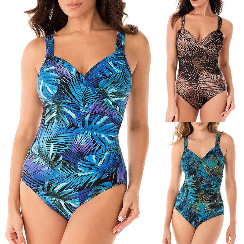 Women Tummy Control One Piece Swimsuit