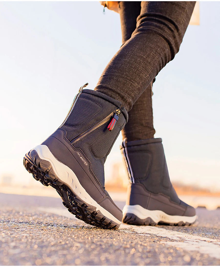 Women Waterproof Ankle Work Boots