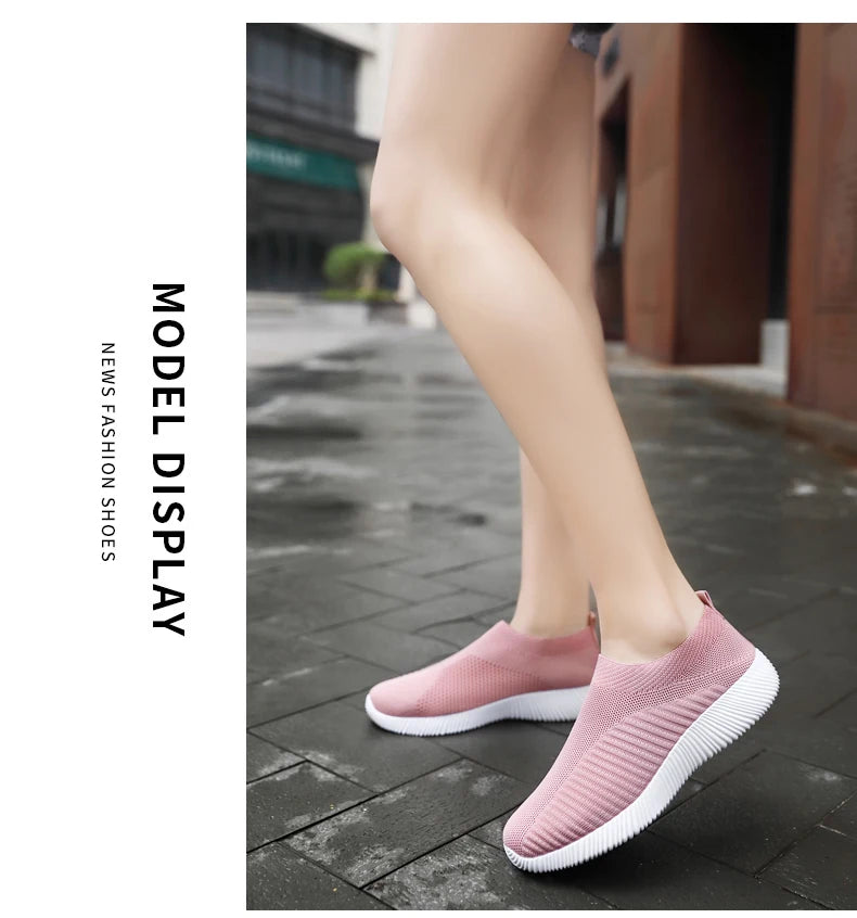 Women's Vulcanized Slip-On Sneakers