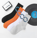 Men 3D Letter Socks 3 Pairs/Box