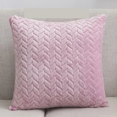 Plush Decorative Pillow Cover