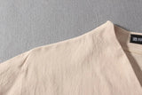 Men's Plus Size Linen Tracksuit Set
