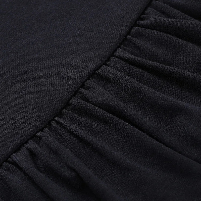 Women Goth Bandage Mini Skirt