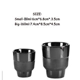 Barista Ceramic Couple Coffee Cups