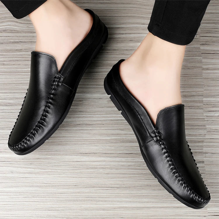 Men’s Summer Leather Mules