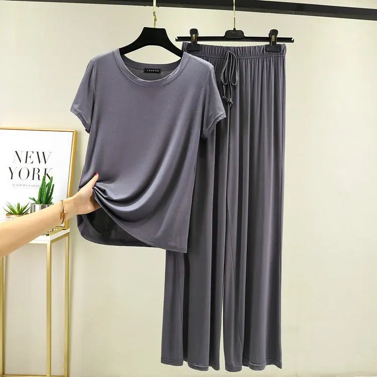 Women Modal Pajama Set Summer 2025