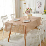 Sequin Rose Gold Tablecloth