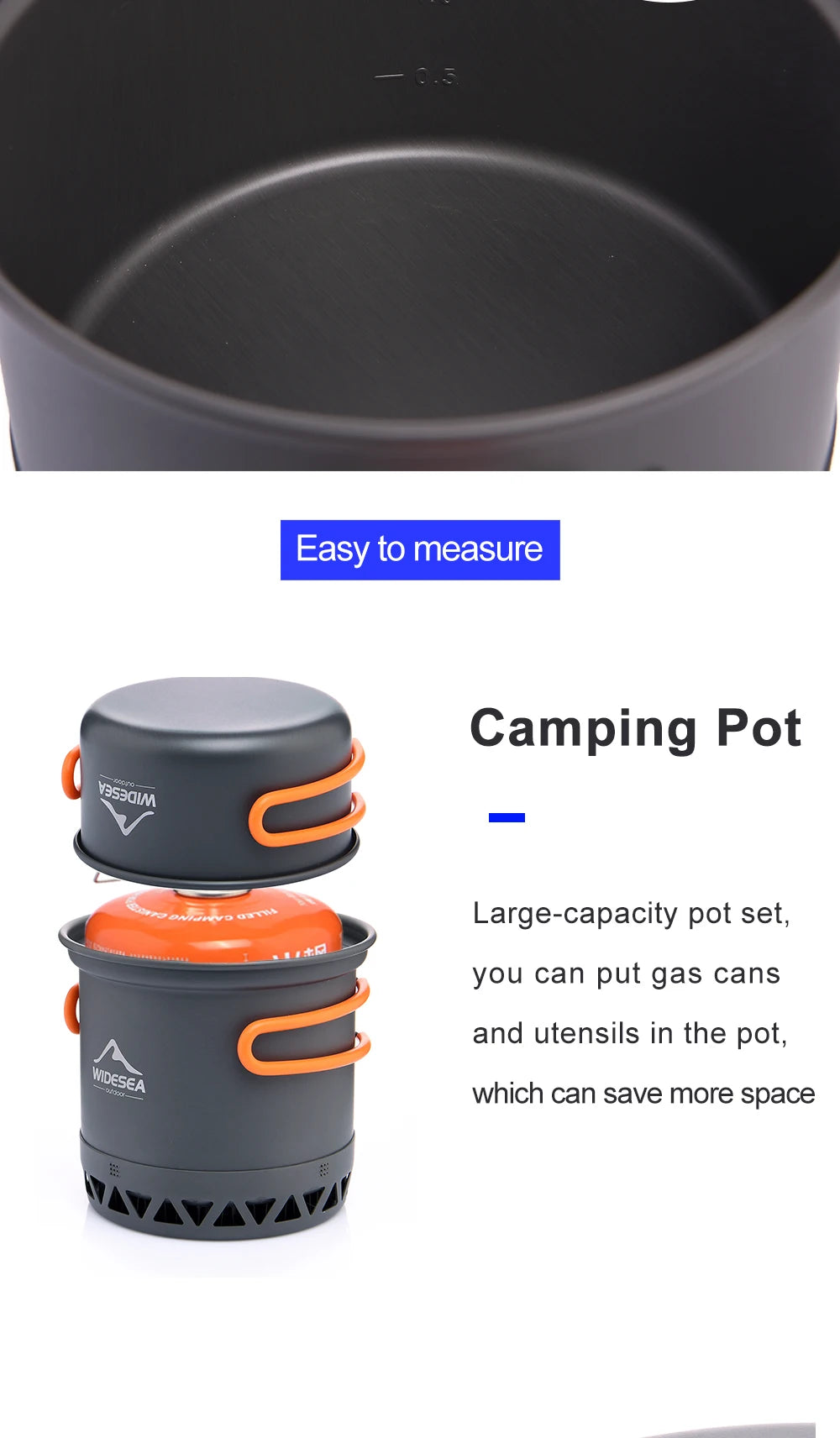 Widesea Camping Cookware Set