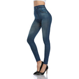 Women Printed Denim Leggings