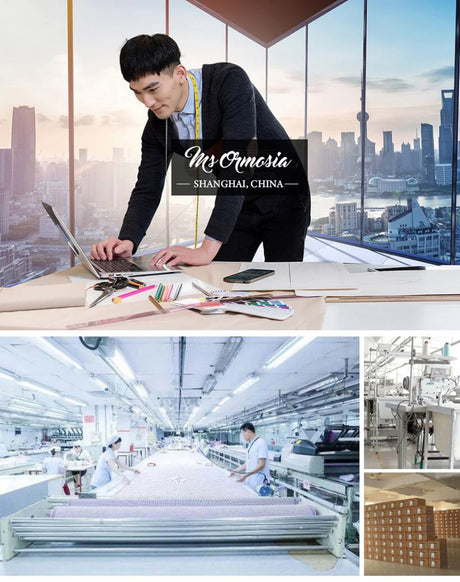 A professional in a modern workspace in Shanghai, overseeing production and design processes.