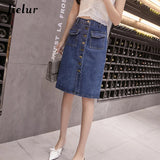 KstyleClassic™ – High Waist Pocket Skirt (S-5XL, Button Design)