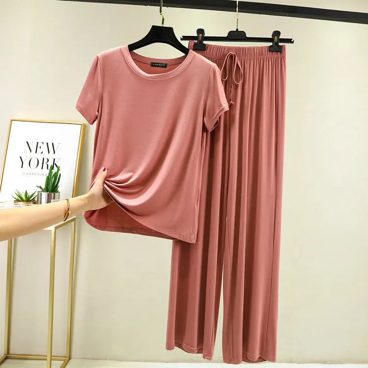 Women Modal Pajama Set Summer 2025