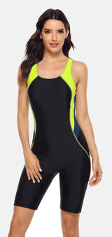 Women Knee-Length Sports Swimsuit