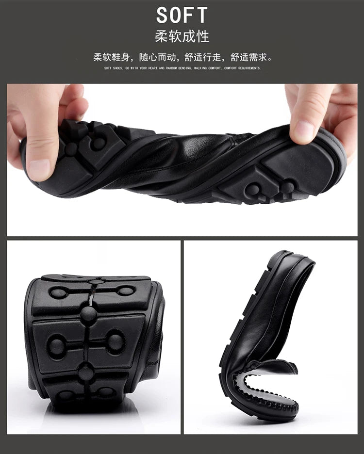 Men’s Summer Leather Mules