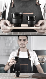 Barista Ceramic Couple Coffee Cups