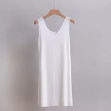 Women Plus Size Ice Silk Mini Nightdress Sexy Sleepwear