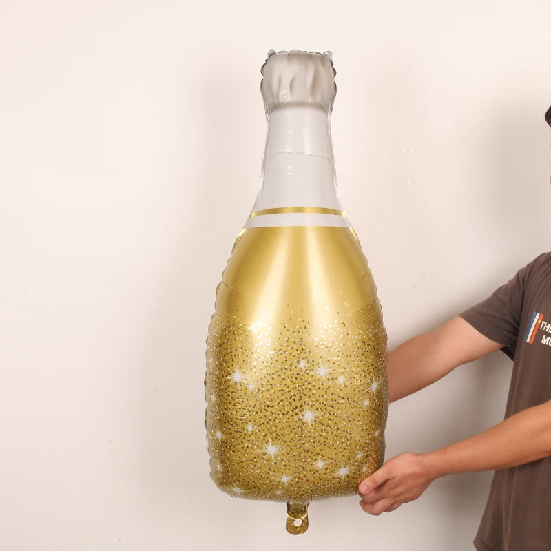 Champagne Goblet Helium Balloon