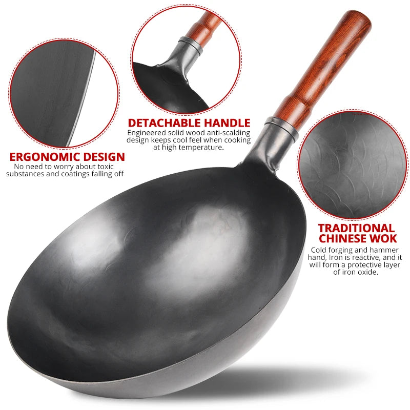 Konco Handmade Iron Wok