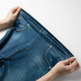 Women Printed Denim Leggings