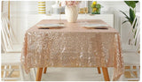 Sequin Rose Gold Tablecloth