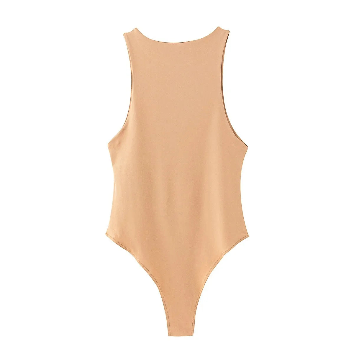 Women Solid Bodycon Club Bodysuit