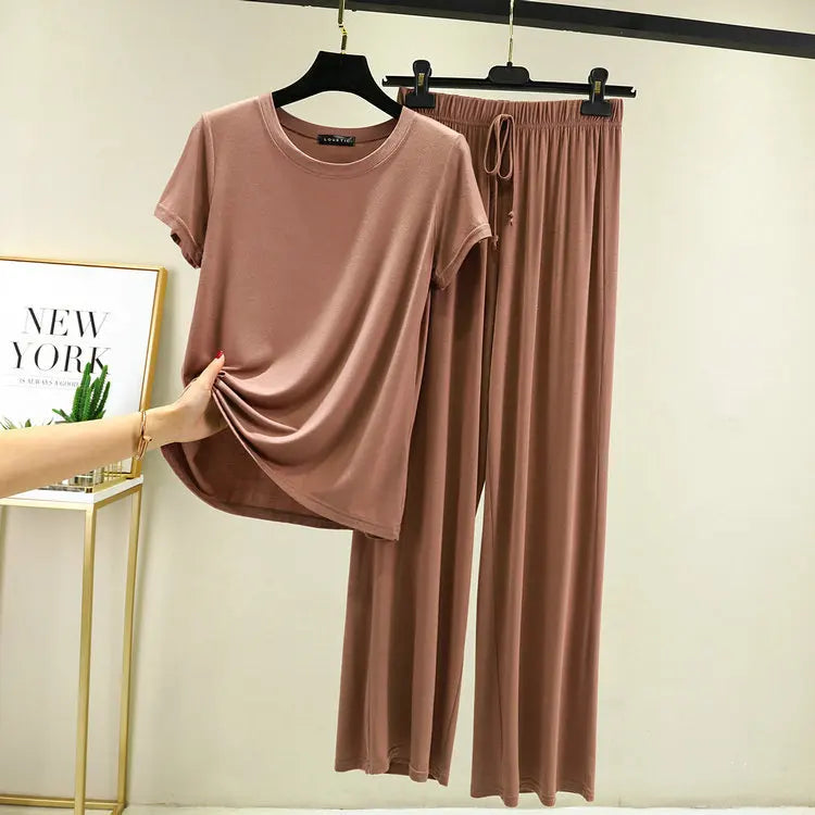 Women Modal Pajama Set Summer 2025