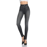 Women Printed Denim Leggings