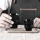 Barista Ceramic Couple Coffee Cups