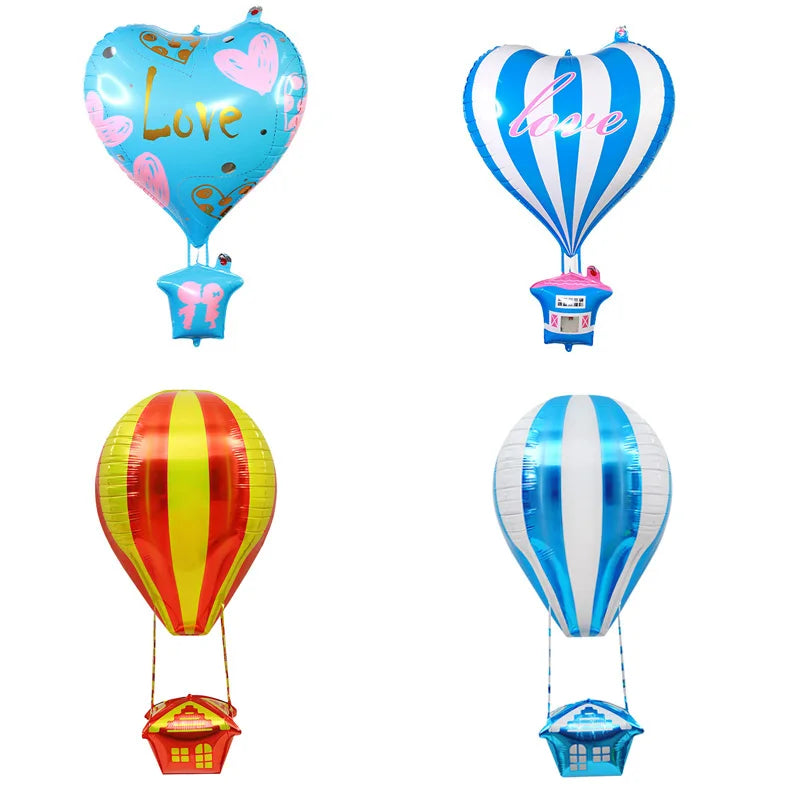 Hot Air Balloon Foil Balloon 22 Inch