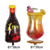 Champagne Goblet Helium Balloon