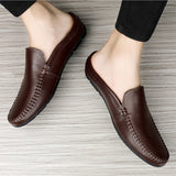 Men’s Summer Leather Mules