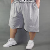 Men's Plus Size Blue Shorts – 10XL Big Fit