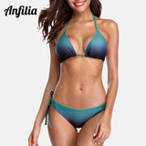 Gradient Halter Bikini