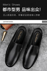 Men’s Summer Leather Mules