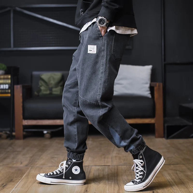 Men Plus Size Jogger Jeans
