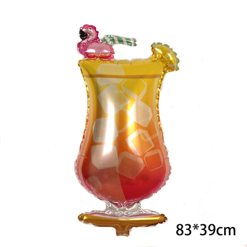 Champagne Goblet Helium Balloon