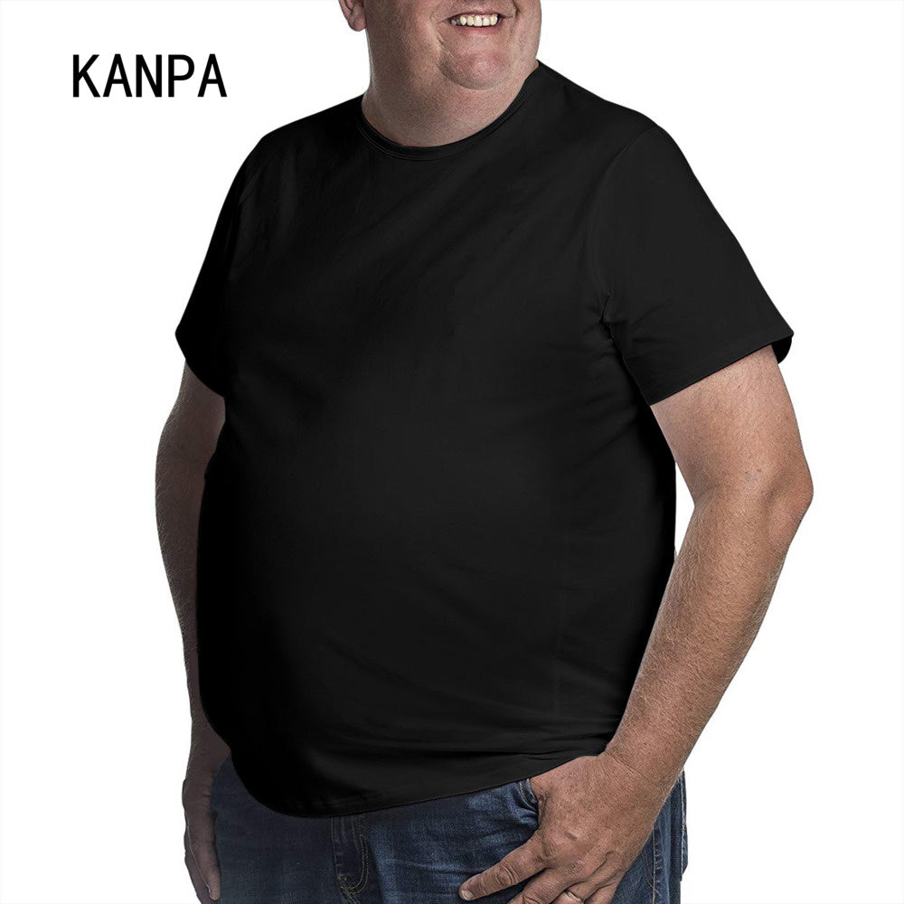 Men's Oversized Plus Size T-Shirt – Short Sleeve