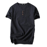 Men's Plus Size Linen T-Shirt – Oversized Summer Fit