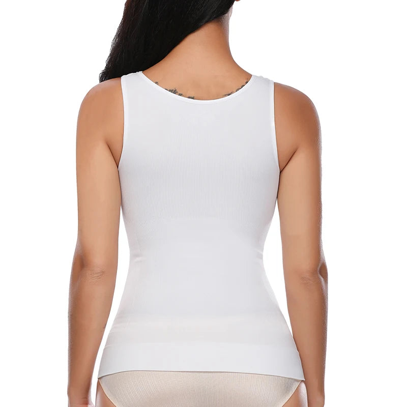 Tummy Control Built‑in Bra Cami Shaper