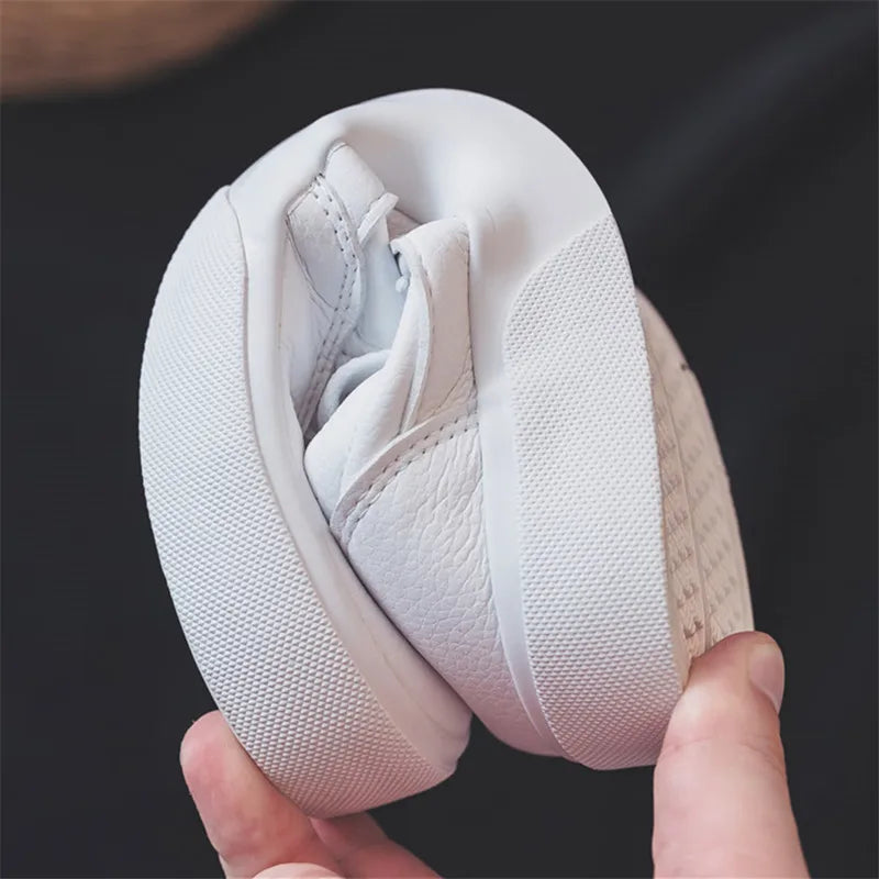 Women Sneakers White Vulcanized Platform Shoes