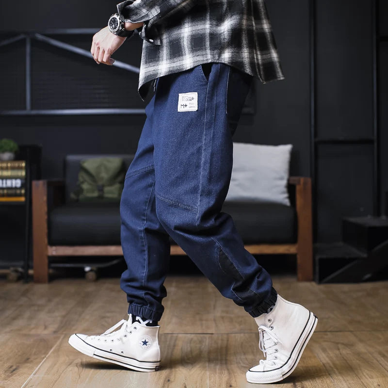 Men Plus Size Jogger Jeans