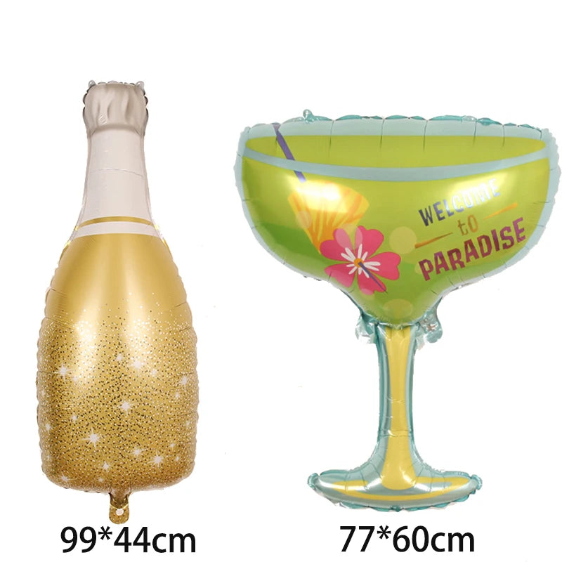 Champagne Goblet Helium Balloon