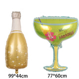 Champagne Goblet Helium Balloon