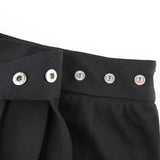 Women Plaid Gothic Half Skirt