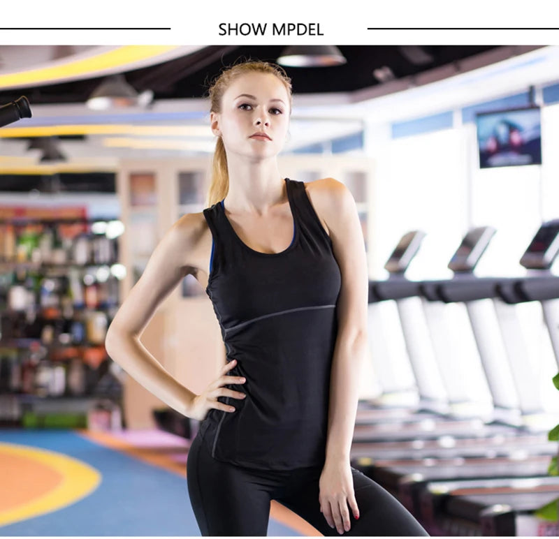 Women Quick Dry Yoga Tank Top