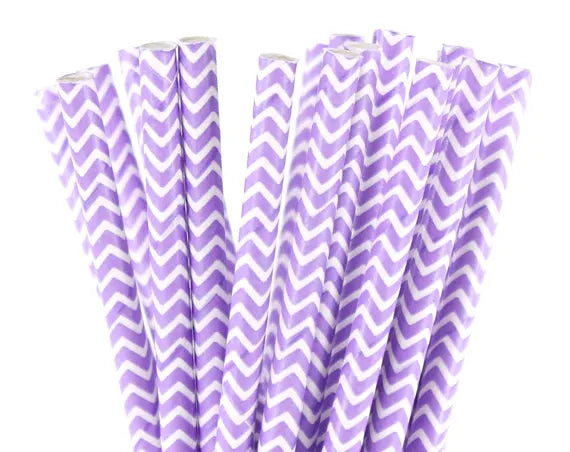 Light Color Paper Straws (25pcs)
