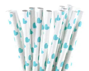 Light Color Paper Straws (25pcs)