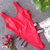 Red/Black Leopard One Piece