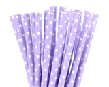 Light Color Paper Straws (25pcs)